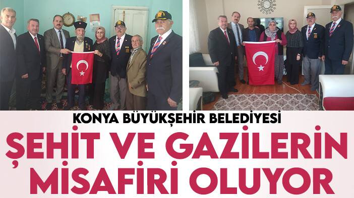 Başkan Altay: Konya'daki Şehit ve Gazi ailelerimizin misafiri oluyoruz