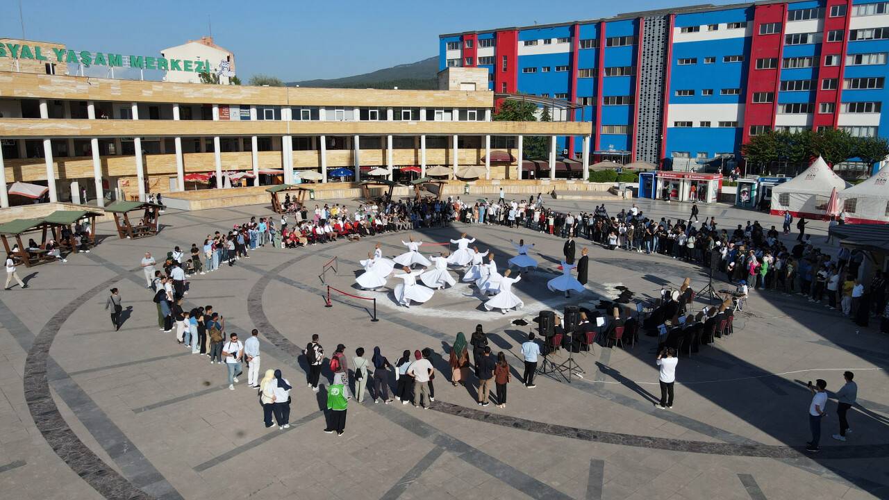 Konya Karabük Üniversitesi'nde Sema Mukabelesi ile İz bıraktı