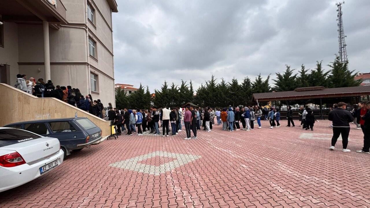 Karapınar'da YKS provası gerçekleştirildi