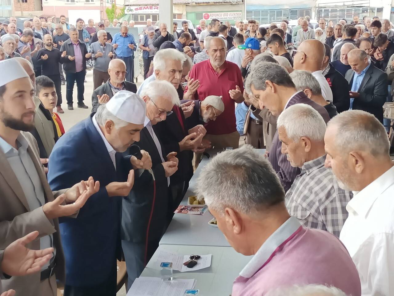 Konya'nın ilçesinde yağmur duası yapıldı