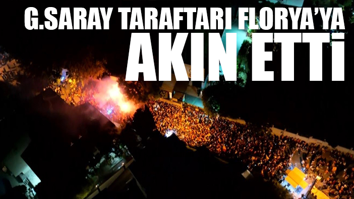 Galatasaraylı taraftarlar, Florya’ya akın etti