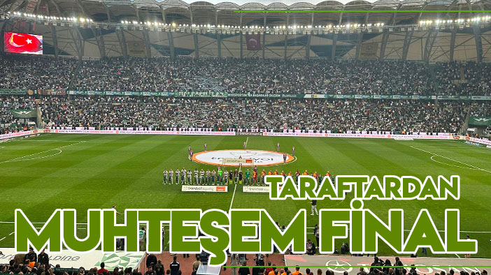 Konyaspor taraftarından muhteşem final