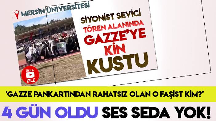 Mersin Üniversitesi mezuniyet törenindeki şahıs tespit edilemedi mi?