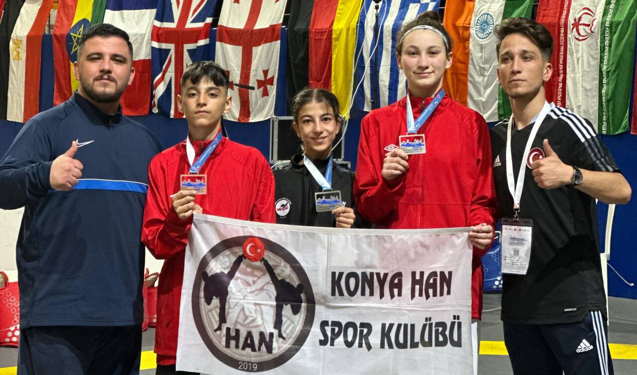 Konya Han Spor Kulübü 'Multi Games 2024'ten 4 madalya ile dönüyor