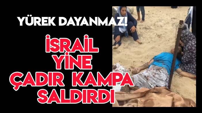 "Terör Devleti" Refah'ta çadırların olduğu bölgeyi bir kez daha bombaladı