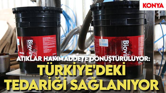 Konya'daki tesiste atıklar hammaddeye dönüştürülüyor: Türkiye'deki tedariği sağlanıyor