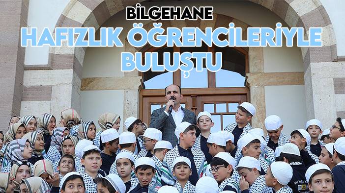 Başkan Altay, Bilgehane Hafızlık öğrencileriyle buluştu