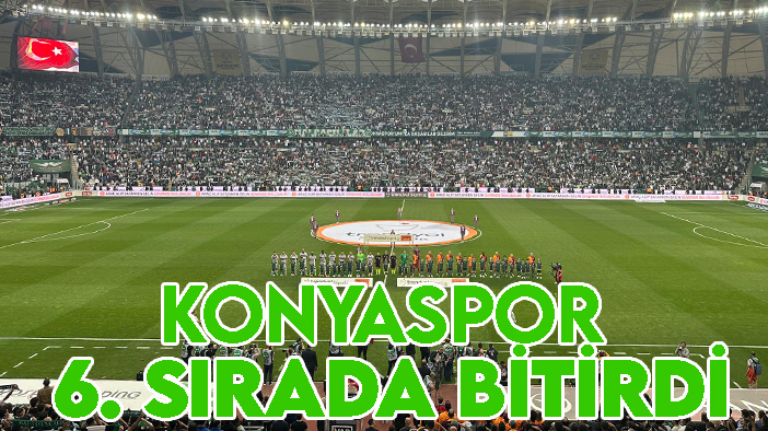 Ligi 16. bitiren Konyaspor o sıralamada 6. oldu