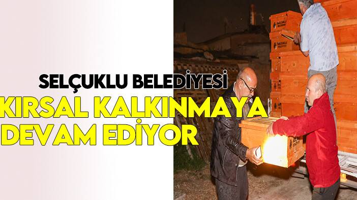Başkan Pekyatırmacı: Taşra mahallelerimizde 363 adet kovan desteğinde bulunduk