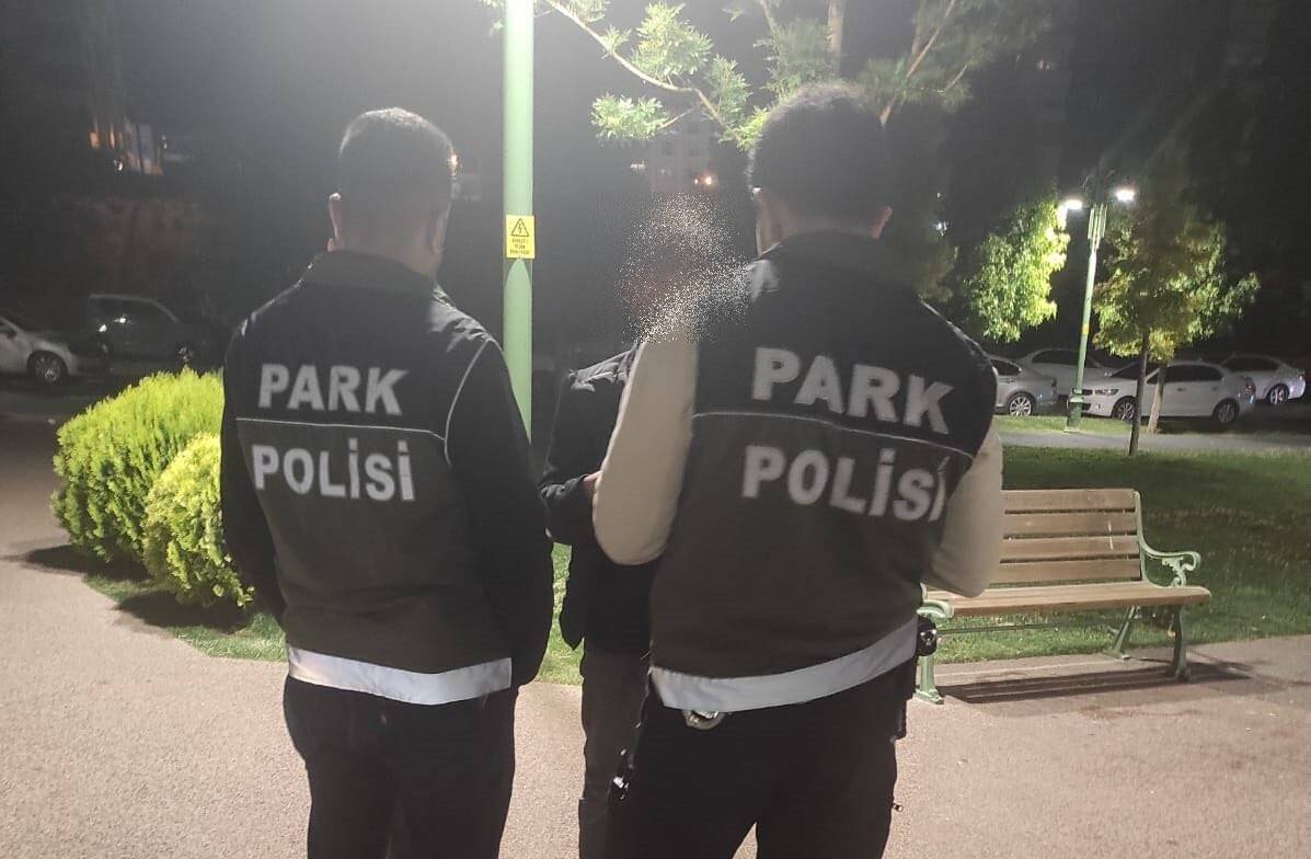 Gaziantep’te parklarda şok huzur-güven uygulaması