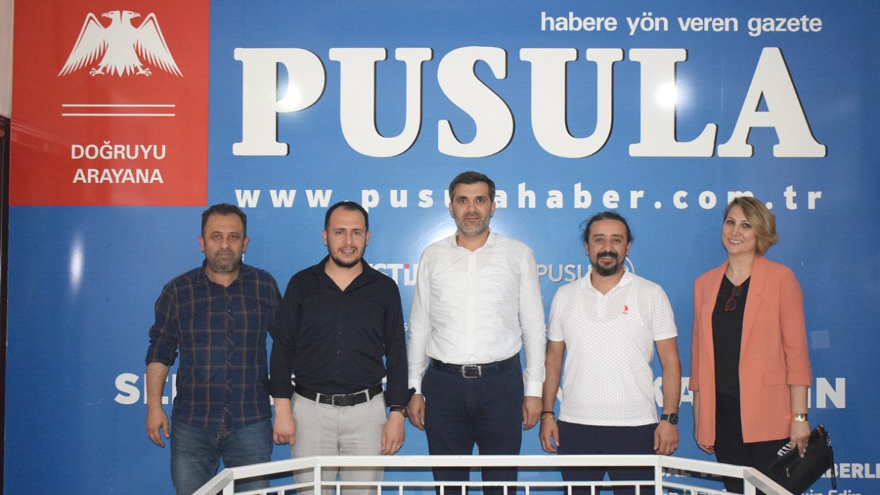 Doğrular’dan Pusula Gazetesi’ne ziyaret