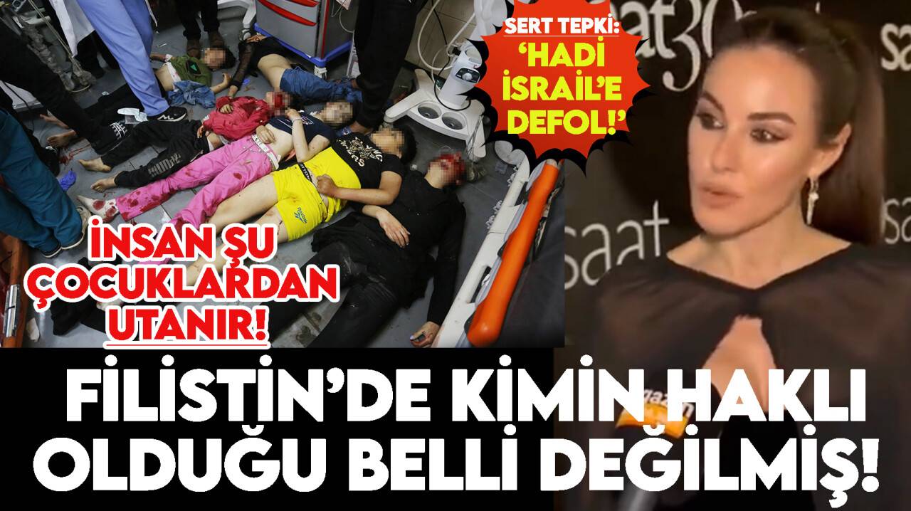 Defne Samyeli'nin sözlerine sert tepki: "Hadi İsrail'e defol!"
