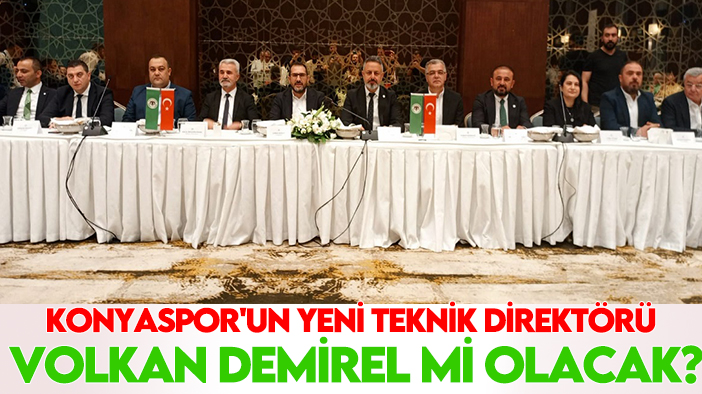Konyaspor'un yeni teknik direktörü Volkan Demirel mi olacak? Başkan Korkmaz açıkladı!