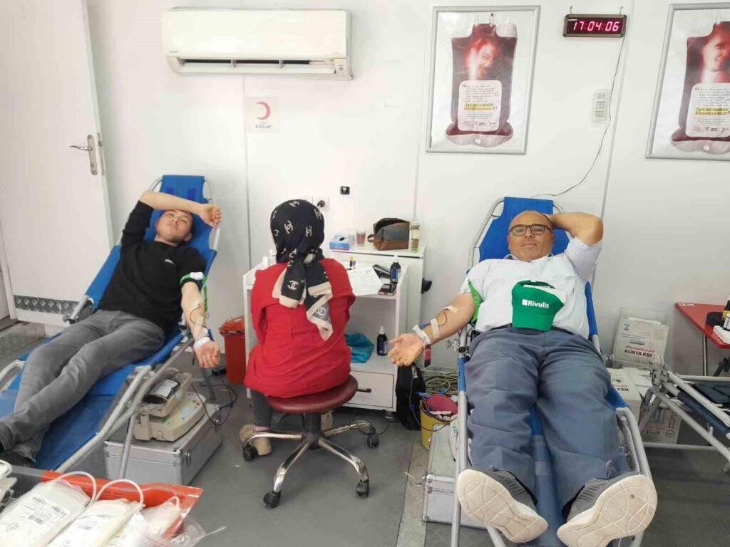 Konya’da Kızılay’dan kan bağışı kampanyası