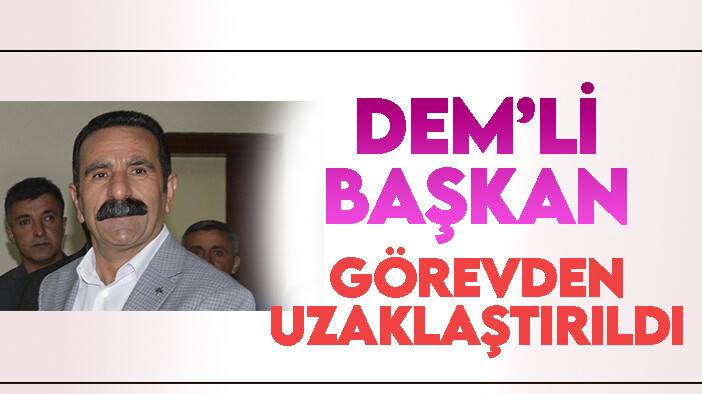 DEM'li Hakkari Belediye Başkanı Mehmet Sıddık Akış görevden uzaklaştırıldı