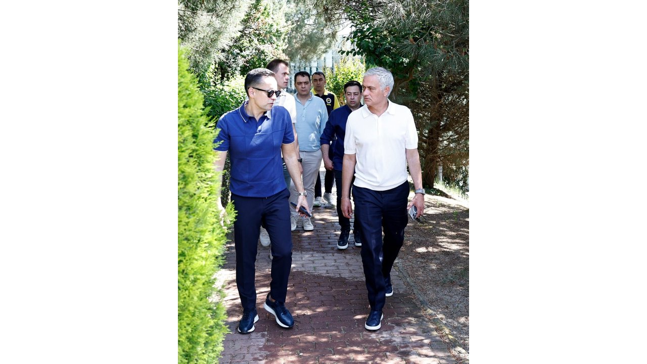 Mourinho, Can Bartu Tesisleri’ni gezdi