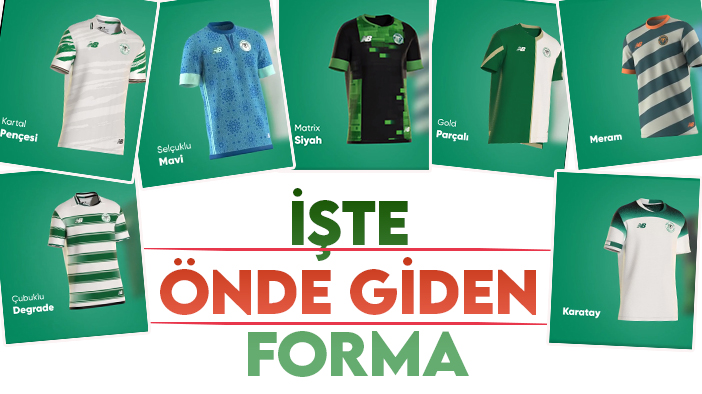 İşte Konyaspor taraftar anketinde önde giden forma