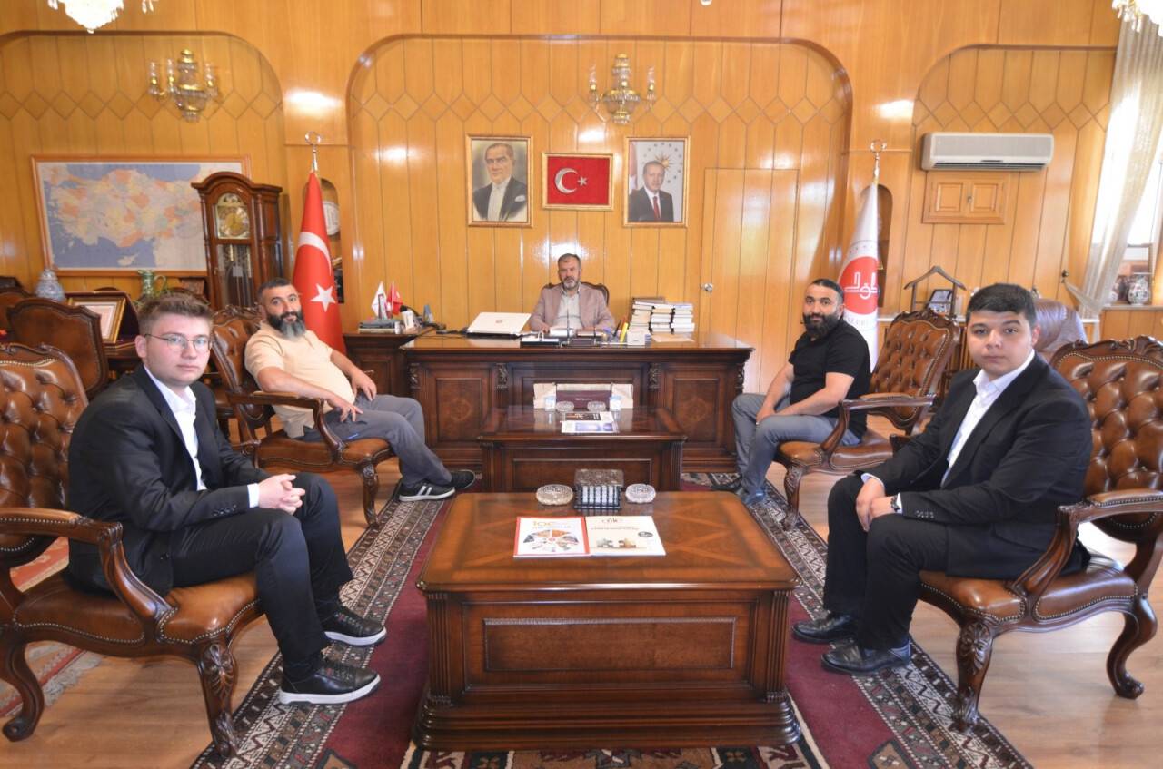 Derece yapan Hafızlardan Müftü Öğe’ye ziyaret