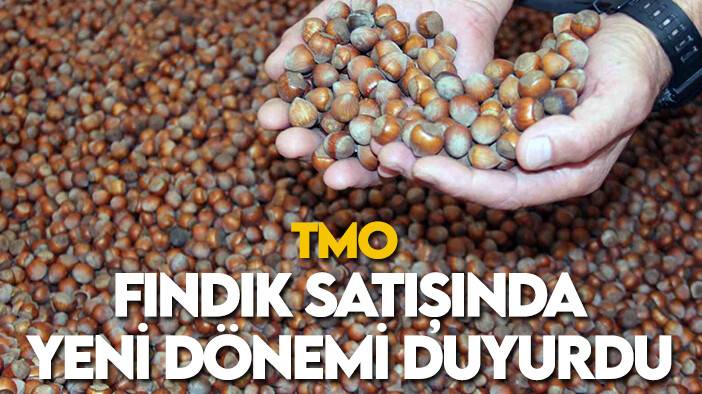 TMO fındık satışında yeni dönemi duyurdu