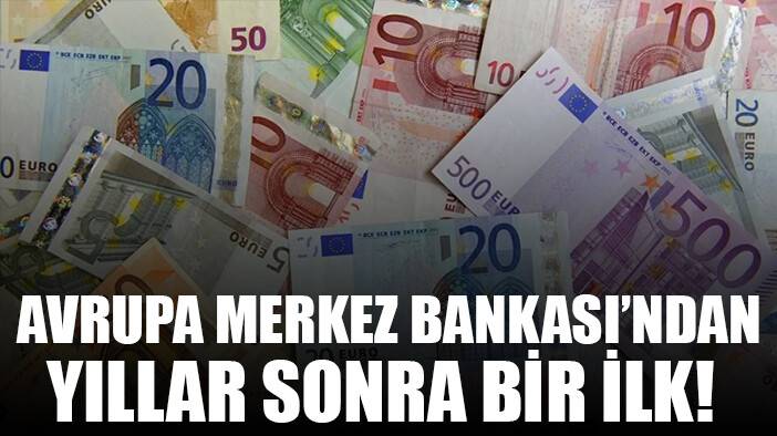 Avrupa Merkez Bankası'ndan 5 yıl sonra bir ilk