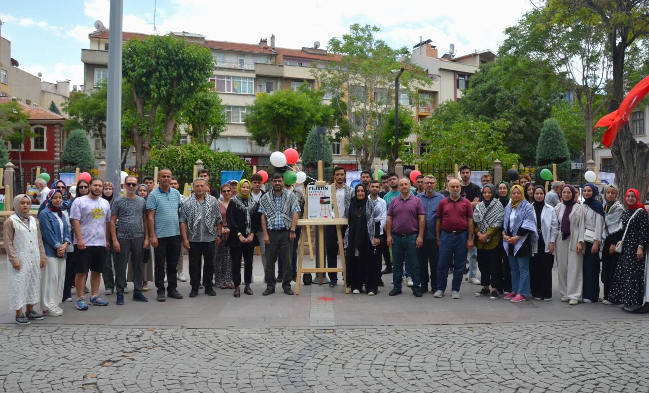 Filistin’de yaşananlara sanatla dikkat çektiler