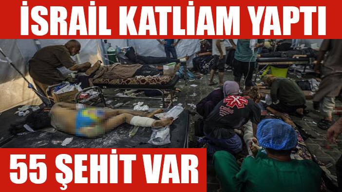 İsrail’in Gazze Şeridi’nin merkezine yönelik saldırısında 55 can kaybı