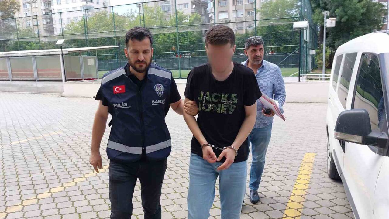 Marketten alkol çalan genç yakalandı