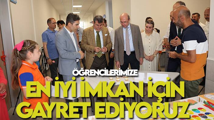 Başkan Pekyatırmacı: Öğrencilerimize en iyi imkan için gayret ediyoruz