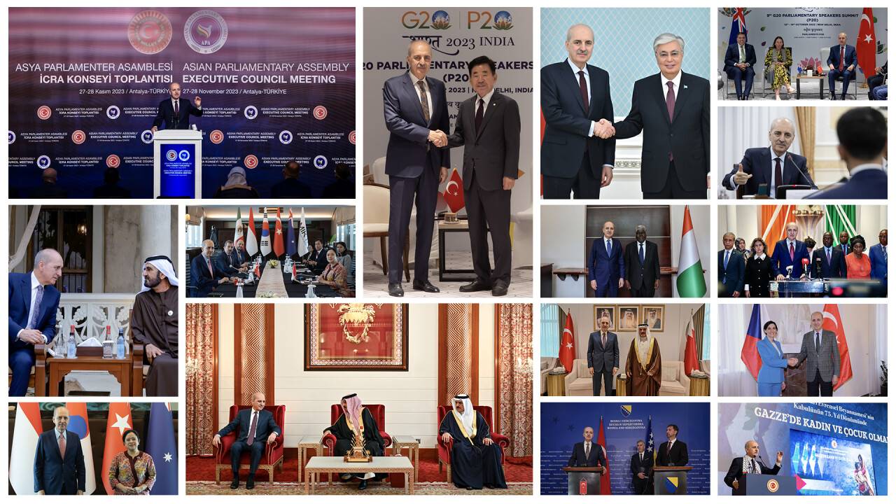 TBMM Başkanı Numan Kurtulmuş'tan Gazze diplomasisi