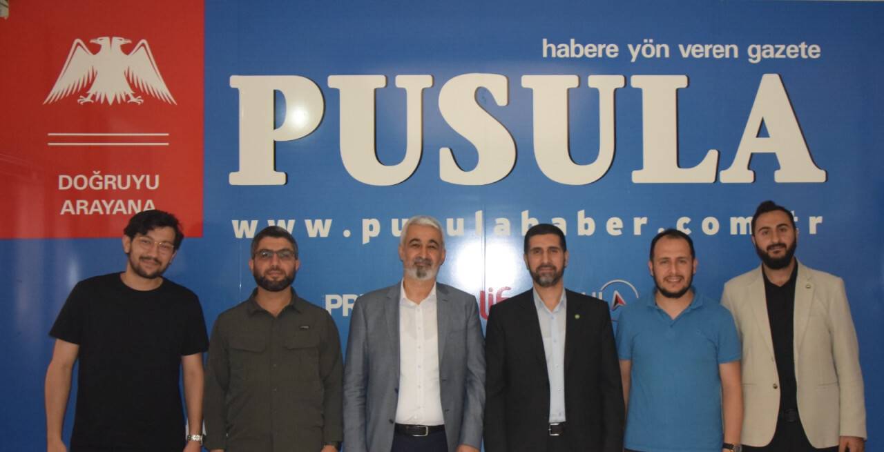 HÜDA PAR’dan Pusula Gazetesi'ne ziyaret