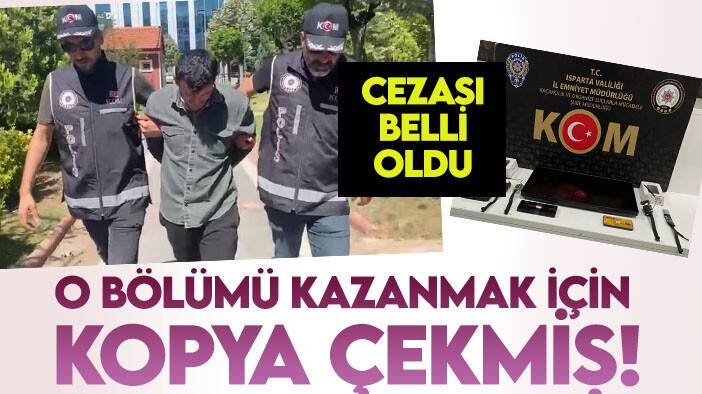 YKS'de yapay zeka ile kopyayı o bölümü kazanmak için çekmiş