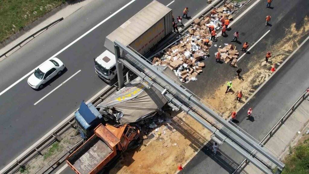 İstanbul Büyükçekmece'de feci kaza!