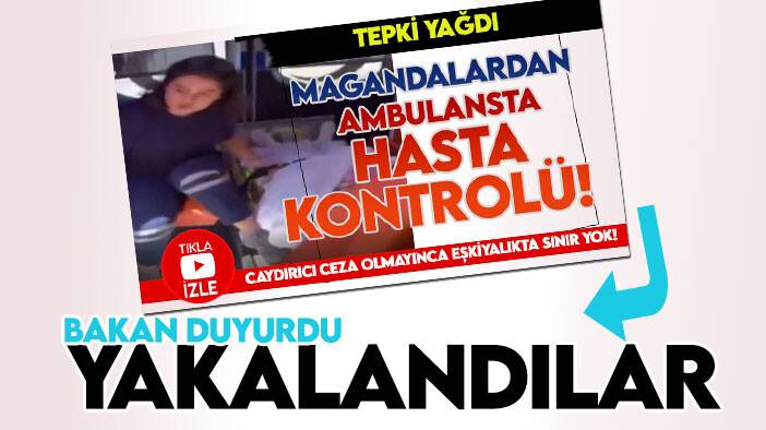 Ambulansın önünü kesen motosikletin sürücüsü tutuklandı