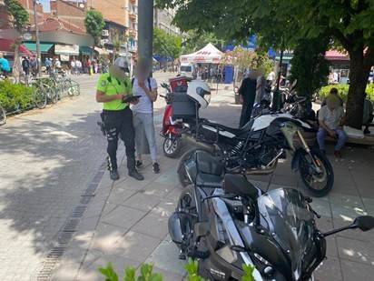 Yaya alanlarına giren motosiklet ve motorlu bisiklet sürücülerine ceza