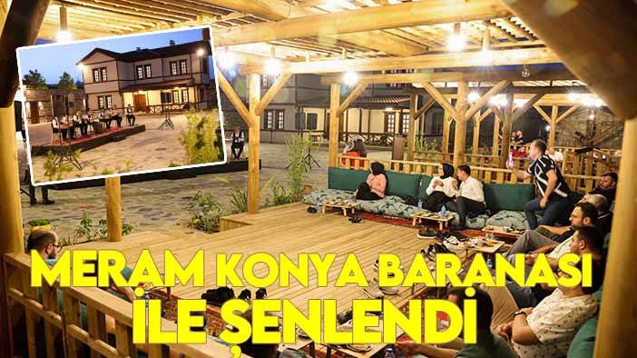 Konya Baranası Meramı şenlendirdi