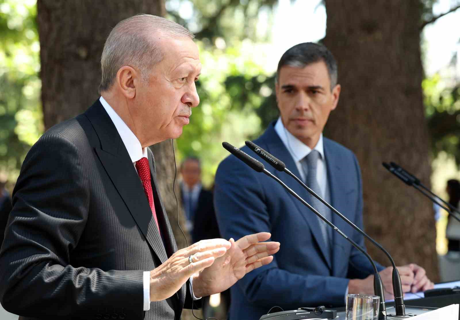 Erdoğan: "İspanya, Türkiye’nin AB üyeliğine destek verdi"