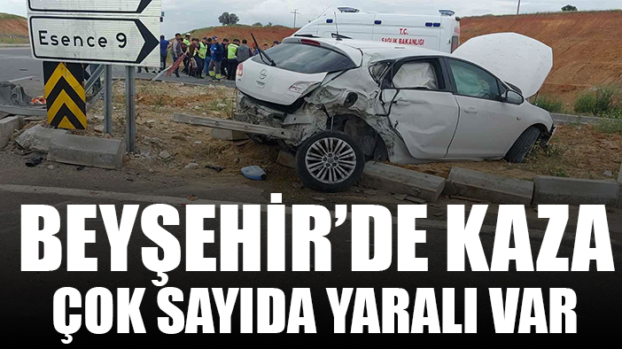 Beyşehir'deki trafik kazasında 3 kişi yaralandı