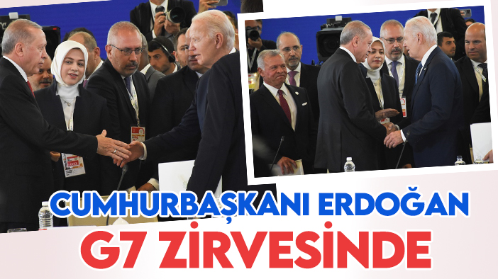Cumhurbaşkanı Erdoğan G7 Zirvesi'nde