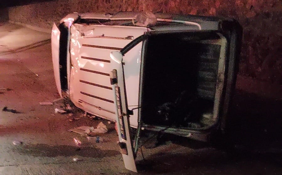 Konya'da yola  çıkan domuz kazaya sebep oldu: 1 yaralı