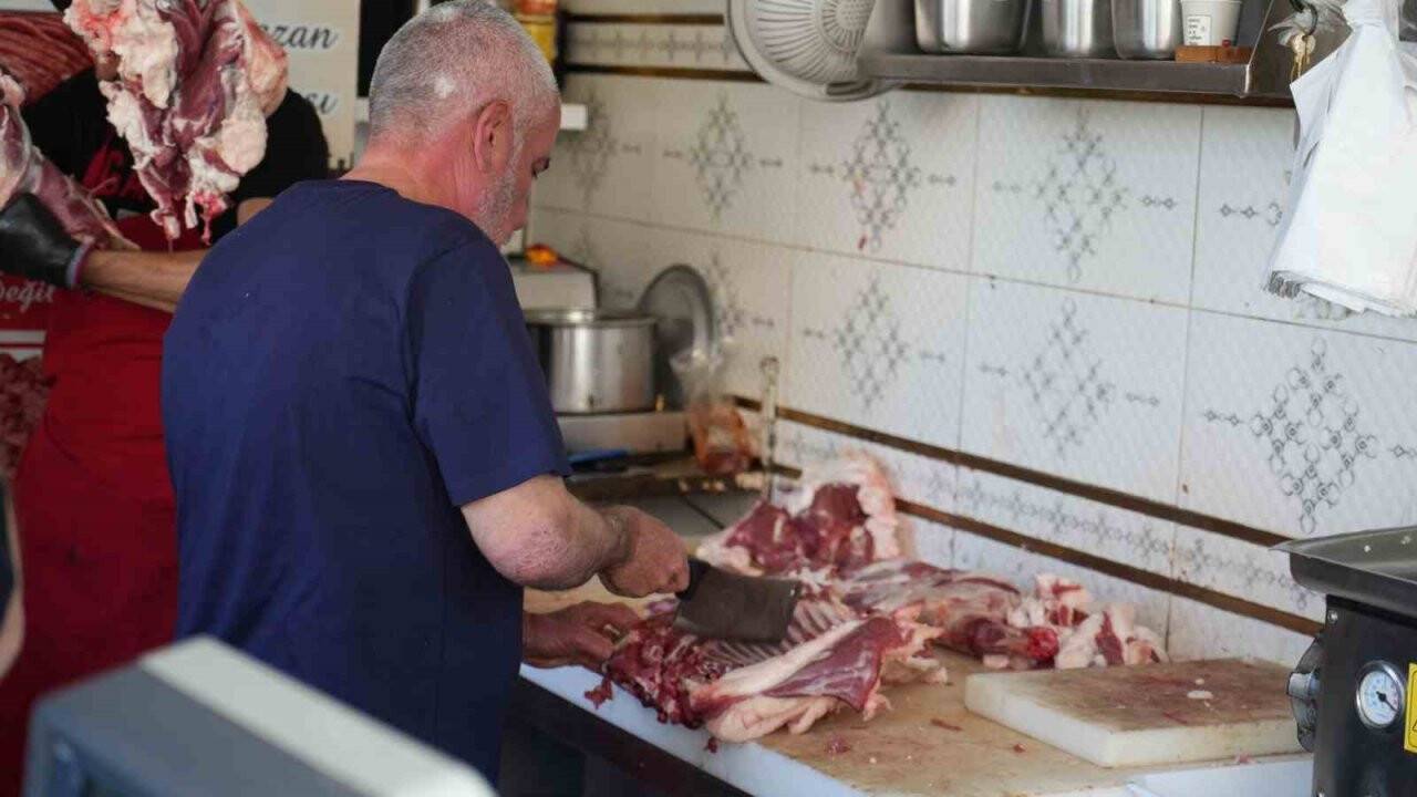Bayramın gelmesiyle birlikte kıyma ve kuşbaşı mesaisi başladı