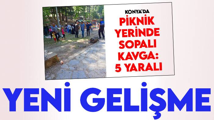 Konya'da parkta çıkan sopalı kavga ile ilgili yeni gelişme!