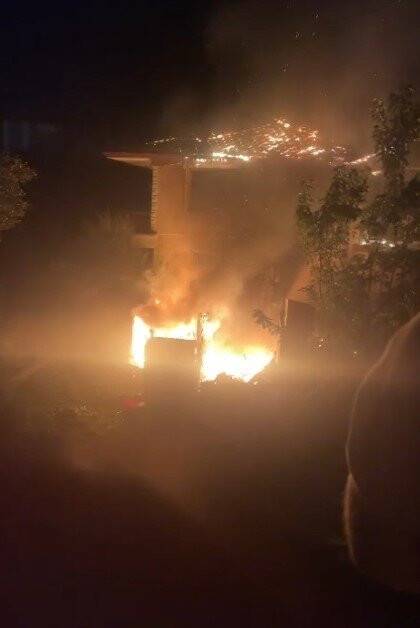 Bartın’da yangın paniği