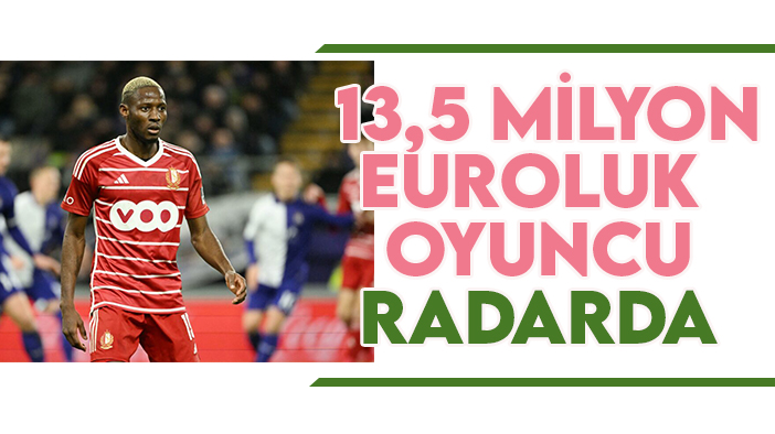 "13,5 milyon euroluk" oyuncu Konyaspor'un radarında