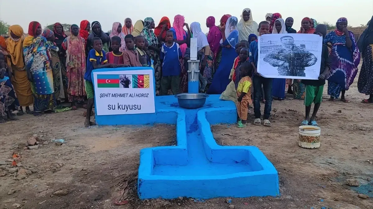 Şehit Astsubay Mehmet Ali Horoz'un su kuyusu vasiyeti yerine getirildi
