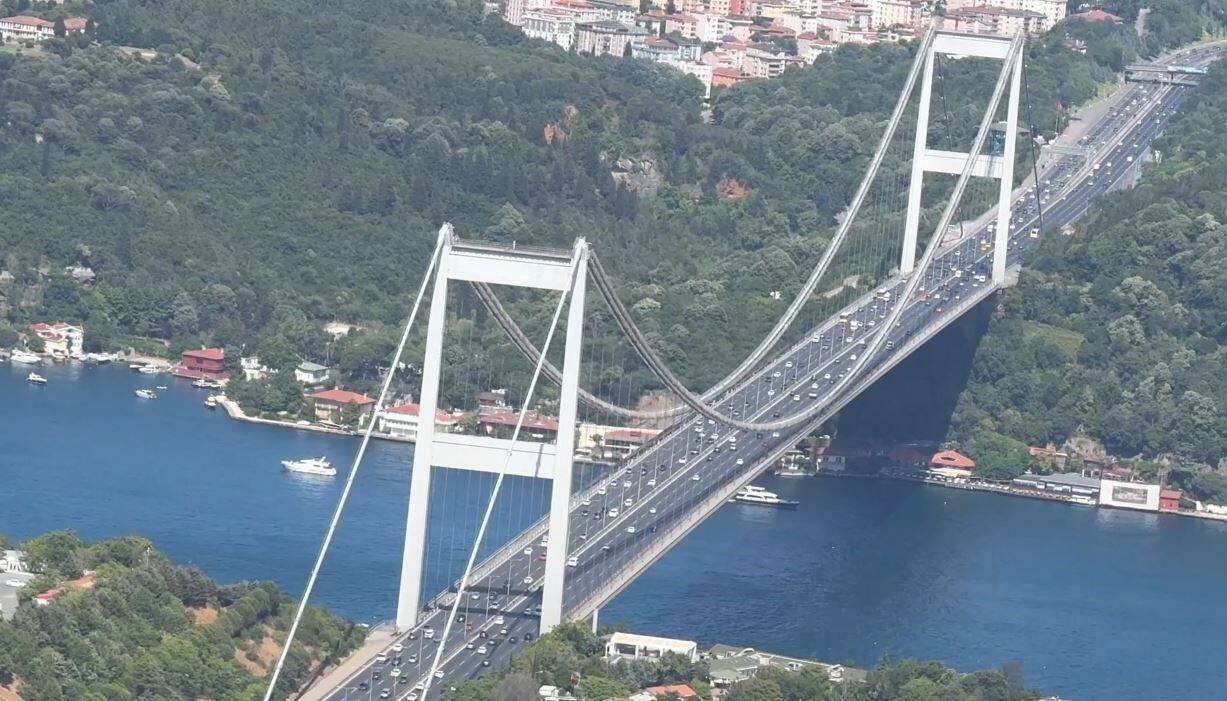 İstanbul’da helikopterle trafik denetimi