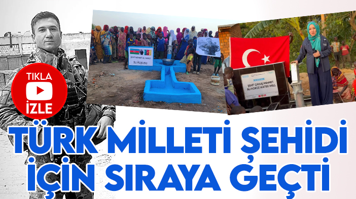 Türk Milleti Şehit Piyade Astsubay Çavuş Mehmet Ali Horoz'un vasiyeti için sıraya geçti