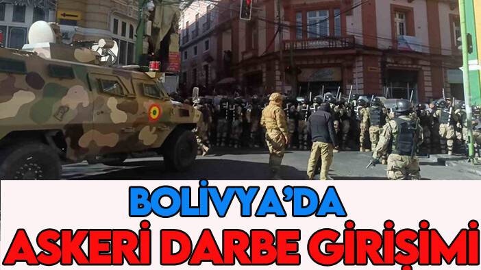 Bolivya’da askeri darbe girişimi!
