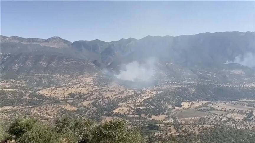 MSB: Terör örgütü PKK ormanları yakmaya başladı