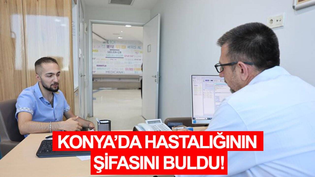 Kanada'dan Konya'ya gelen genç hastalığının şifasını burada buldu