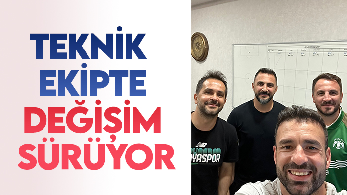 Konyaspor'da teknik ekipte de değişim sürüyor